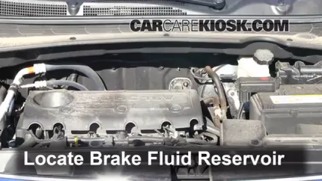2012 Kia Sportage EX 2.4L 4 Cyl. Brake Fluid Add Fluid